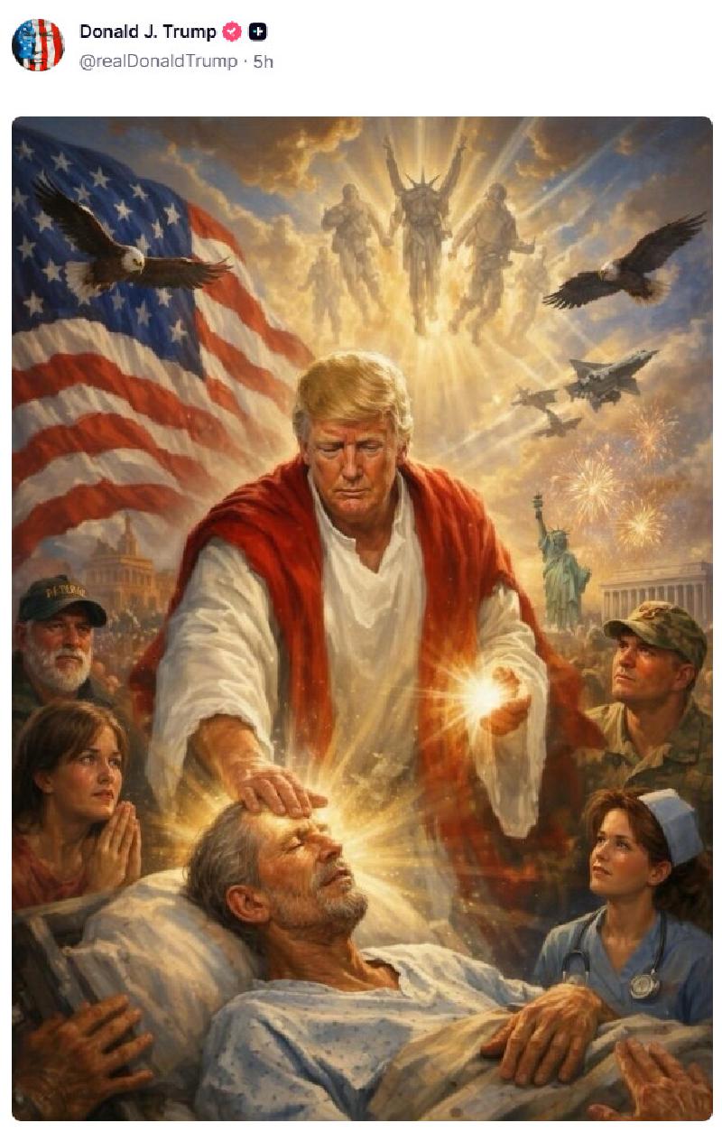 Изображение из аккаунта Дональда Трампа в сети TruthSocial